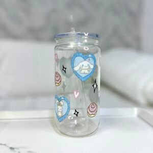 مق شفاف بلاستيك على سينامون