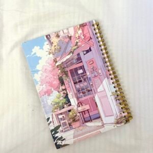 دفتر خشب الوردي A5